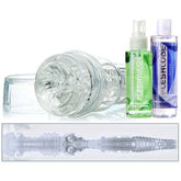 Fleshjack GO Torque Combo Pack Ice Masturbator and Lubricant