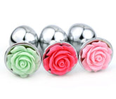 Flower Steel Butt Plug Small