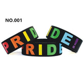 Gay Pride Silicone Bracelet