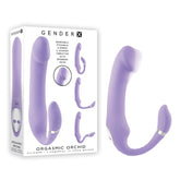 Gender X's Lilac Strapless Strap-On - 10 Speeds of Ecstasy