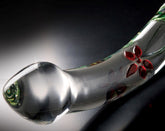 Pipedream Icicles No 21 Hand Blow Curve Glass Dildo