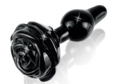 Pipedream Icicles No 77 Rose Shaped Glass Anal Plug