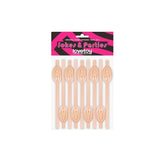 Jokes + Parties Original Pussy Straws - 9 Pack