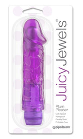 Pipedream Juicy Jewels Plum Pleaser Vibrating Dildo