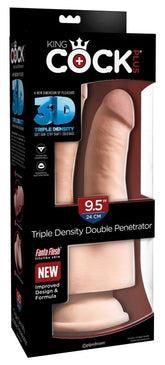 King Cock 9.5 Inch Triple Density Double Penetrator Dong