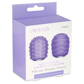 Le Wand Petite Silicone Texture Covers Violet