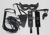 Leather Masters Set Mask, G-String, Gag and Cuffs