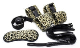 Leopard Print Soft Restraint Kit 5 piece