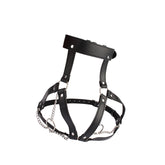 Chisa Fetish Breast Harness With O-ring Chains