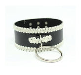 Lustful Studded and Laced Collar Heavy