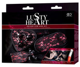 Lusty Heart Deluxe Cow Girl Kit Red with Transparent Dong