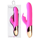 Maia Dream - Rechargeable Rabbit Vibe with Clit Stimulator and Rotating Beads