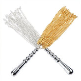 Metal Tassled Dildo Whip
