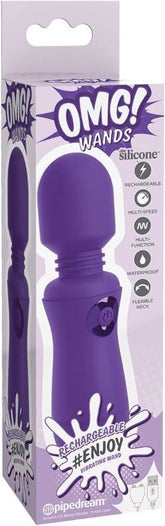 Pipedream OMG! Wands #Enjoy Rechargeable Body Wand Purple