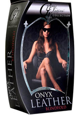 Onyx Leather Blindfold