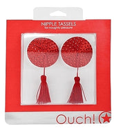 Ouch! Nipple Tassels Round Red
