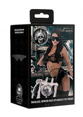 OUCH! S+B - Eye Mask + Skulls & Spikes - Black