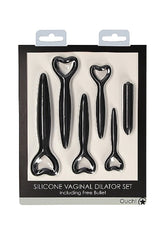 OUCH! Silicone Vaginal Dilator Set - Black