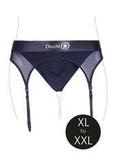 Ouch Luxurious Vibrating Strap-on Thong - Ecstatic Intimacy