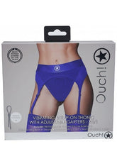 Ouch Pleasure Enhancer - Adjustable Vibrating Strap-on Thong