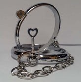 Oval Cold Steel Bondage Cuffs