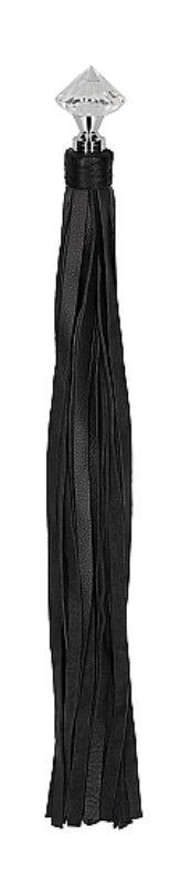 Pain Sparkling Pointed Handle Leather Flogger