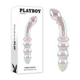 Playboy Pleasure Jewels Double Ended Glass Dildo