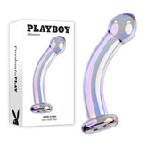 Playboy Pleasure Jewels King Multi Play Glass Dildo