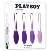 Playboy Pleasure Put In Work Kegel Exerciser Balls Set