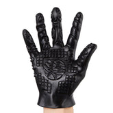 Luxurious Poker-Inspired Textured Glove for Intimate Exploration