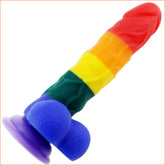 Pride Rainbows Dildo - 7.9 Inch