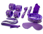Purple Plush SM Bondage Kit 7 Pcs