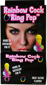 Rainbow Cock Ring Pop