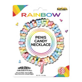 Rainbow Penis Candy Necklace