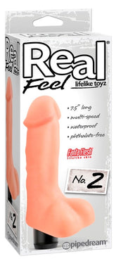 Pipedream Real Feel Lifelike Toyz Vibrating Cock No 2 Flesh