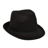 Rolled Brim Canvas Fedora