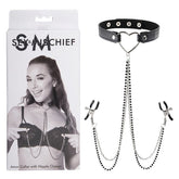 Sensual Amor Collar and Nipple Clamp Set
