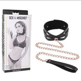 Elegant Rebellion - Brat Collar & Leash Set by Sex & Mischief