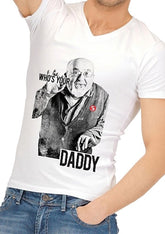 S-Line Funny Tshirt Who's Your Daddy Large