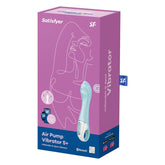 Satisfyer Air Pump Vibrator 5 App Controlled G Spot Vibrator Blue