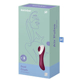 Satisfyer Dual Crush Air Pulse Clitoral and G Spot Vibrator