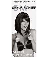 Indulge in Kinky Bliss with Sex & Mischief's Chained Nipple Clamps