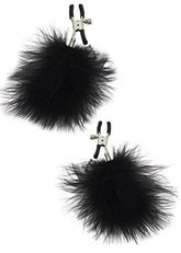 Sensual Feather-Kissed Nipple Clamps - Indulge in Erotic Ecstasy