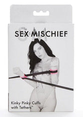 Sex and Mischief Kinky Pinky Cuffs with Tethers