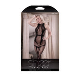 Sheer Fantasy Cross Faded Crotchless Bodystocking