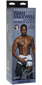 Signature Cocks Isiah Maxwell 10 inch Ultraskyn Cock