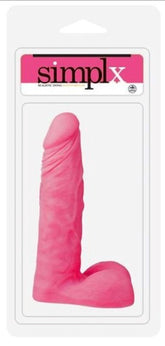 Simplx Realistic 8 inch Dong with Scrotum Pink