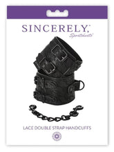 Sincerely Lace Double Strap Handcuffs