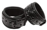 Luxurious Faux Leather Ankle Restraints by NS Novelties