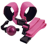 Sinners' Sex Straps with Ball Gag Pink